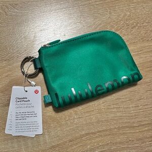 Lululemon Teal Zip Pouch